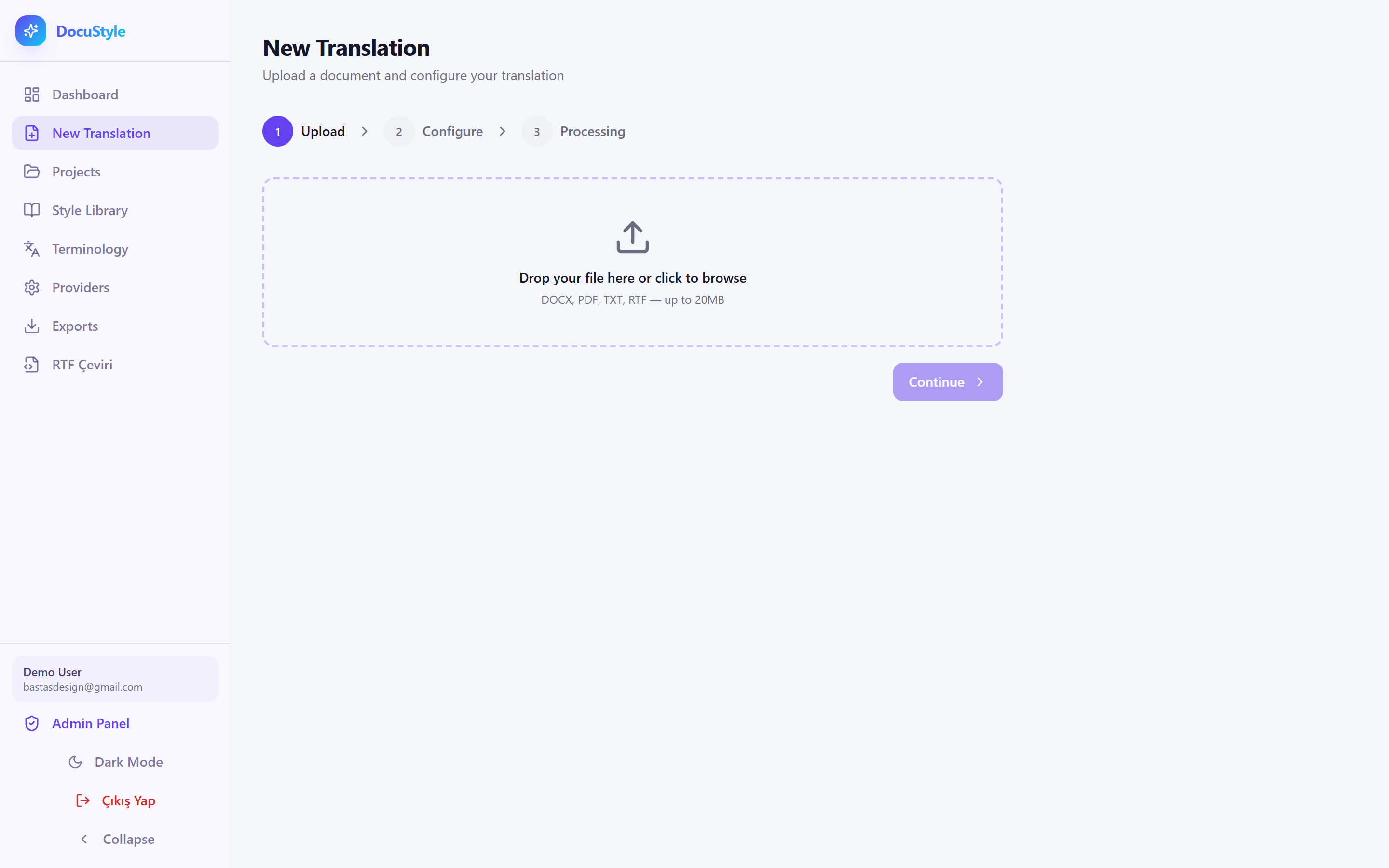 Editor di Traduzione - Modifica e confronto basati su segmenti